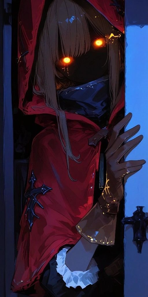 Red Hood Glowing Eyes