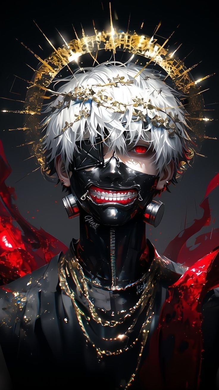 Kaneki Ghoul Halo Mask
